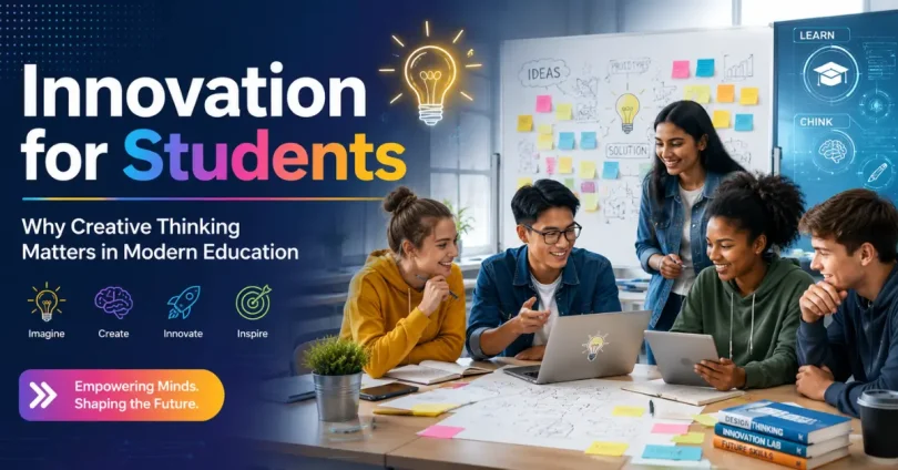 Innovation for Students Why Creative Thinking Matters in modern education
