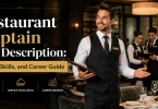 Restaurant Captain Job Description Roles, Skills, and Career Guide